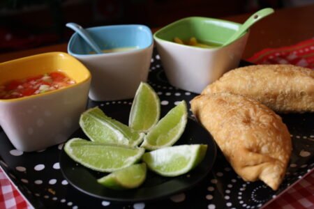 Empanada de trigo solo carne